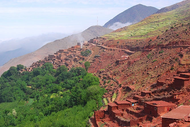 Atlas Mountains Trek - MT Toubkal Trek - Atlas Mountains Berber Villages - hiking in morocco atlas mountains