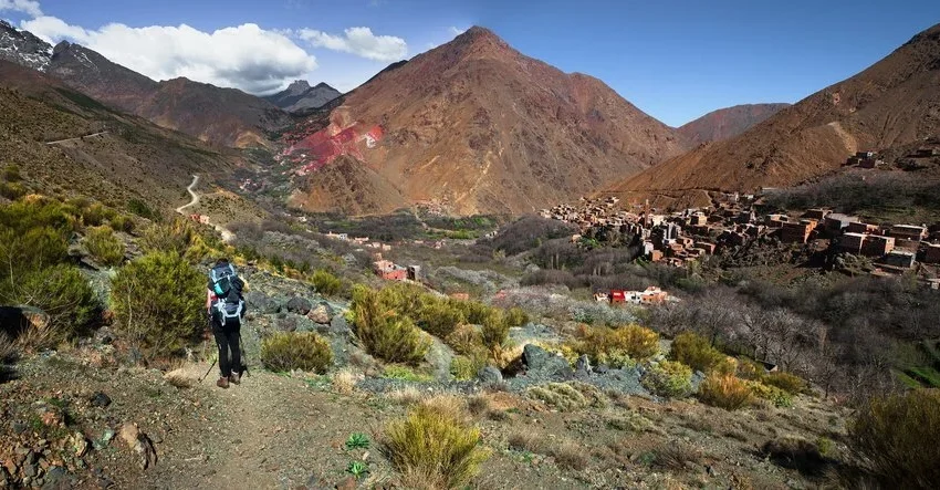 Berber villages Trek - MT Toubkal Trek - trekking in morocco atlas mountains
