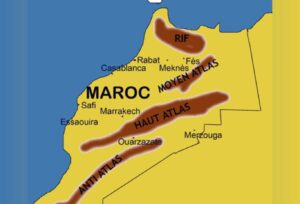 Carte du Maroc