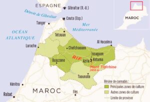 Carte du Maroc