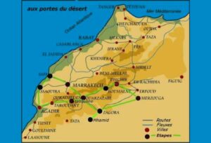 Carte du Maroc