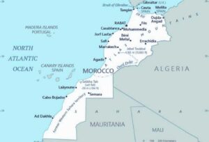 Carte du Maroc