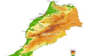 Mappa del Marocco