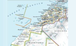 Mappa del Marocco