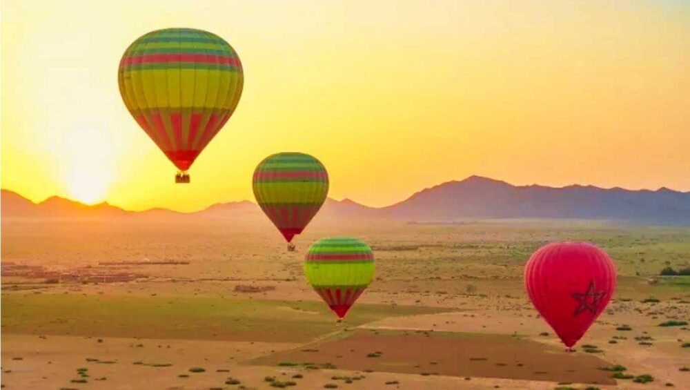 Marrakech by air balloon
