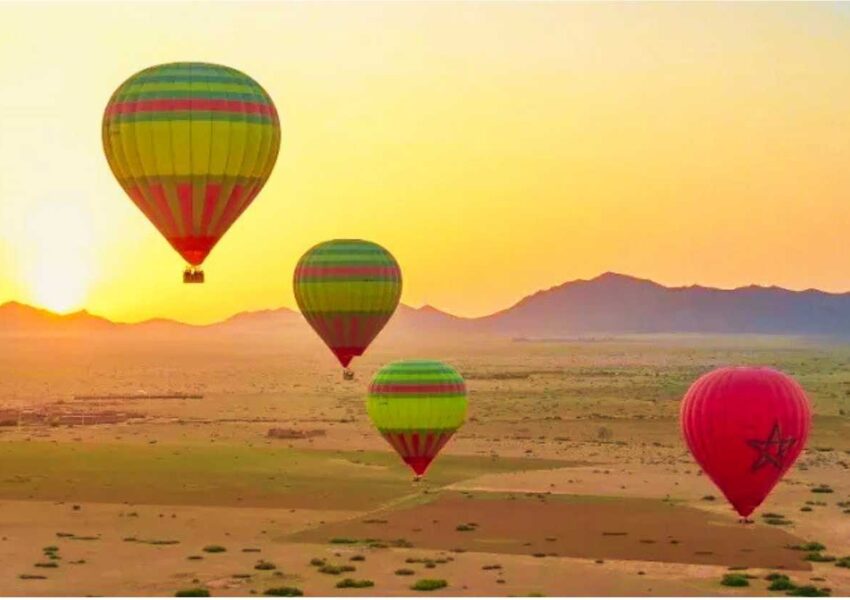 Marrakech by air balloon