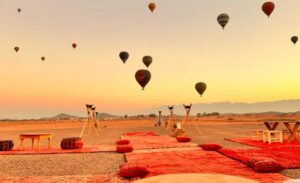 Marrakech by air balloon
