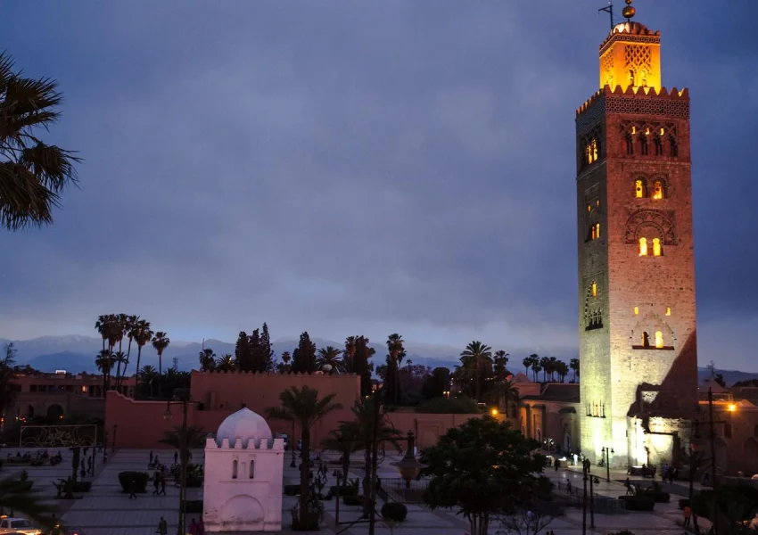 Temperature in Marrakech in February