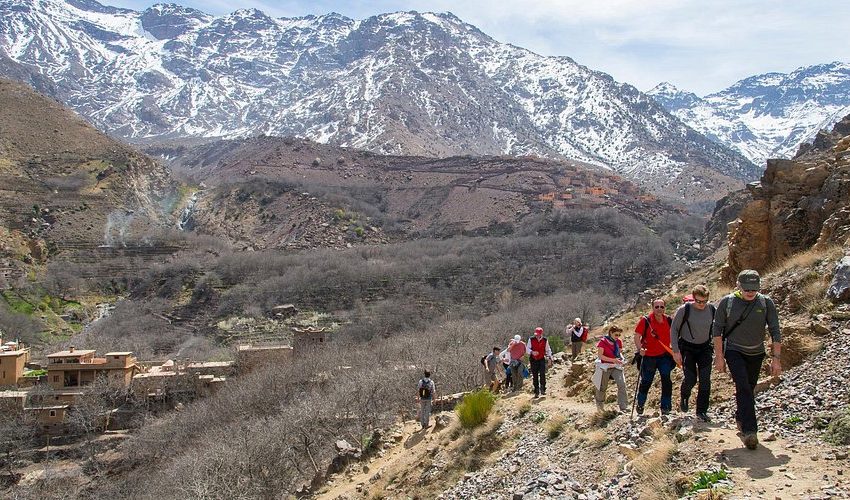 Map of Morocco Atlas Mountains