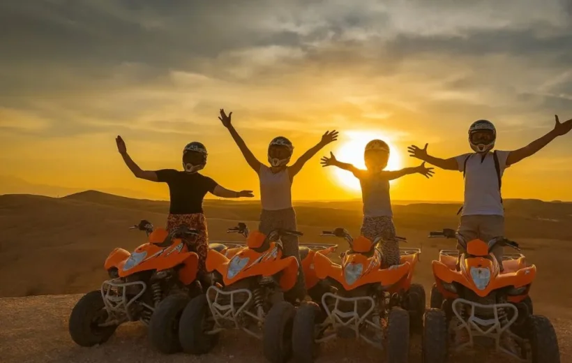 Ultimate Agafay Desert Sunset Tour: Quad Biking, Camel Trek & Dinner Show
